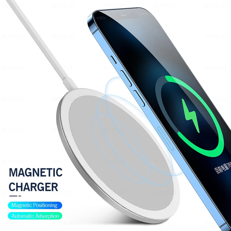 Magnetic Magsafe Caricabatterie del telefono wireless 15W Caricabatterie Magsafe portatile per Apple iPhone 12 11 Pro MAX PRODOTTO MIGLIORE PRODOTTO Stile caldo Amazon